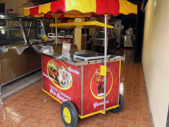 Carrito de Hot dog en ManaguaNicaragua